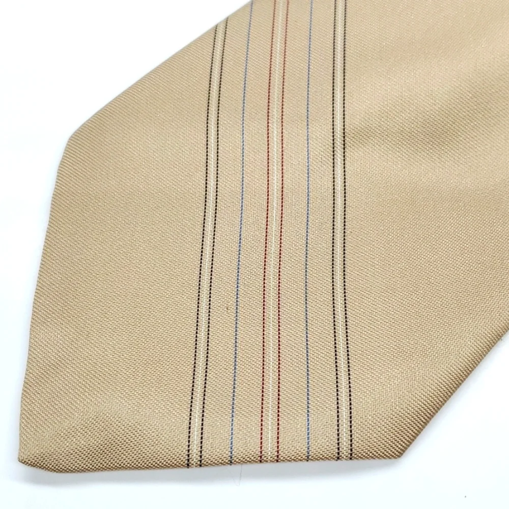 Vintage Geoffrey Beene Creme Tie EUC